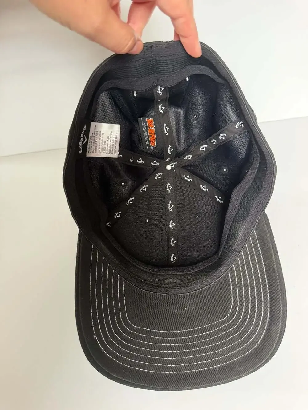 Callaway Diablo Edge Tex Flex Black Golf Hat Cap